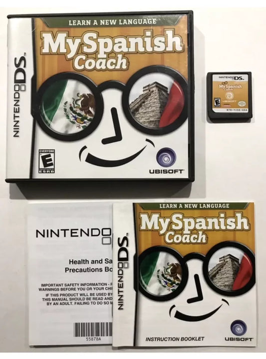 My Spanish Coach Nintendo DS Complete in Case Authentic Tested