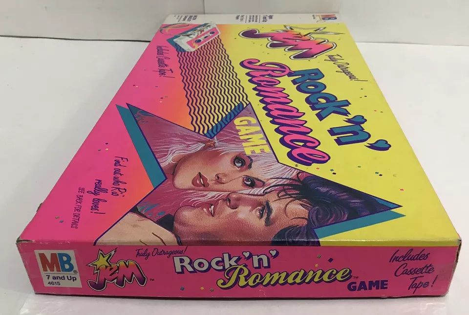 Vintage Jem Rock 'n' Romance MB board game Complete No Cassette