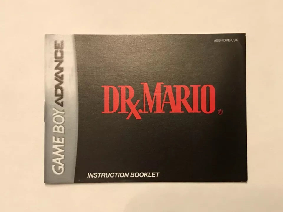 Gameboy Advanced Manual Instruction Booklet Book GBA YOU CHOOSE