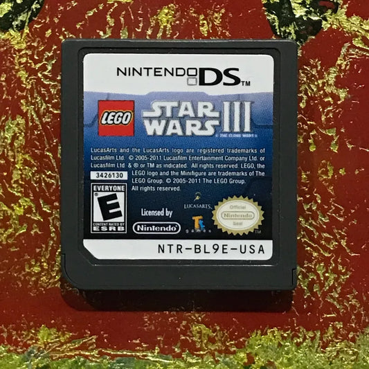 LEGO STAR WARS III Nintendo DS Authentic Cleaned Tested