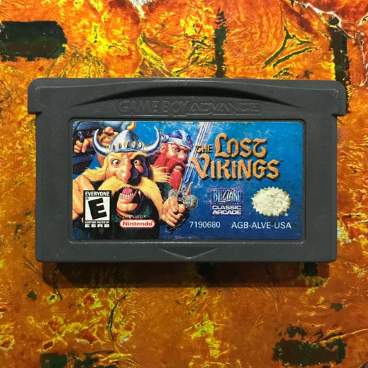 Lost Vikings Nintendo Gameboy ADVANCE GBA Tested AUTHENTIC