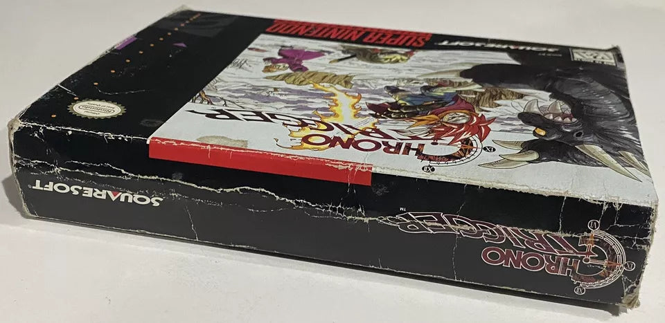 Chrono Trigger (SNES, 1995) BOX, TRAY, MANUAL & POSTER ONLY. *-NO CARTRIDGE-*