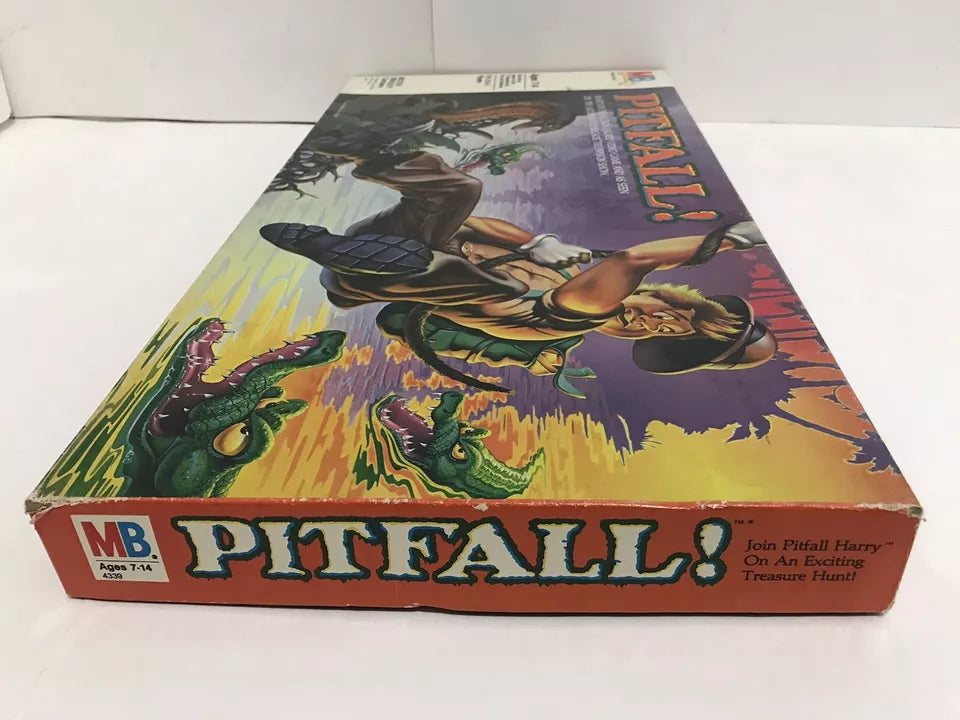 MB Milton Bradley Pitfall Board Game Based on Atari Activision 100% Complete