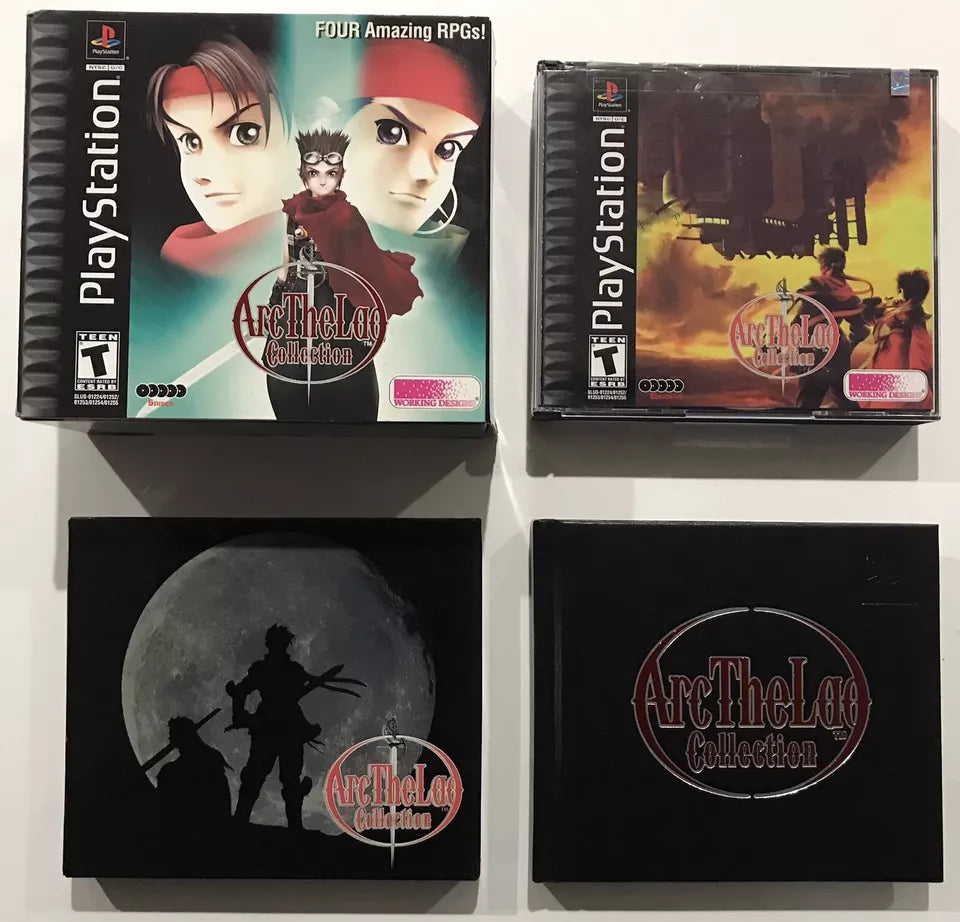 Arc the Lad Complete Collection PS1 PlayStation CIB Complete Nr Mint