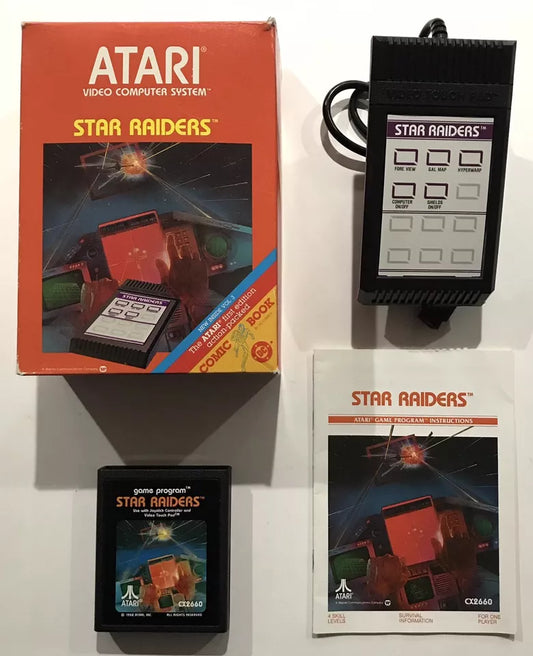 Star Raiders Complete Atari 2600 Game In Box Boxed Original w Touch Pad