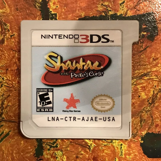 Shantae and the Pirate's Curse (Nintendo 3DS, 2016) Authentic Game Cart Only