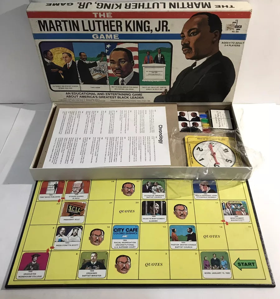 Cadaco 1986 : The Martin Luther King, Jr. Game - Educational Board Game Complete