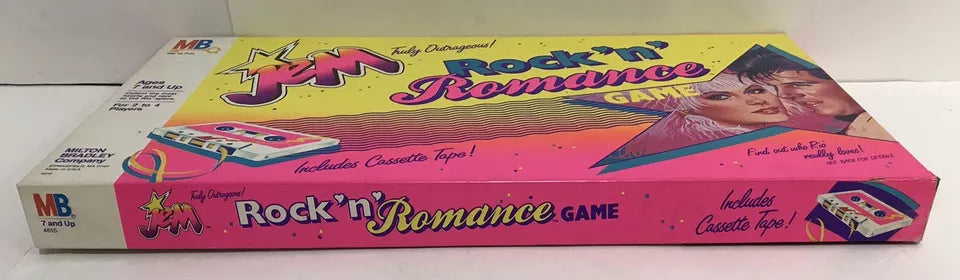 Vintage Jem Rock 'n' Romance MB board game Complete No Cassette