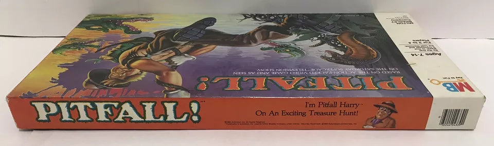 MB Milton Bradley Pitfall Board Game Based on Atari Activision 100% Complete