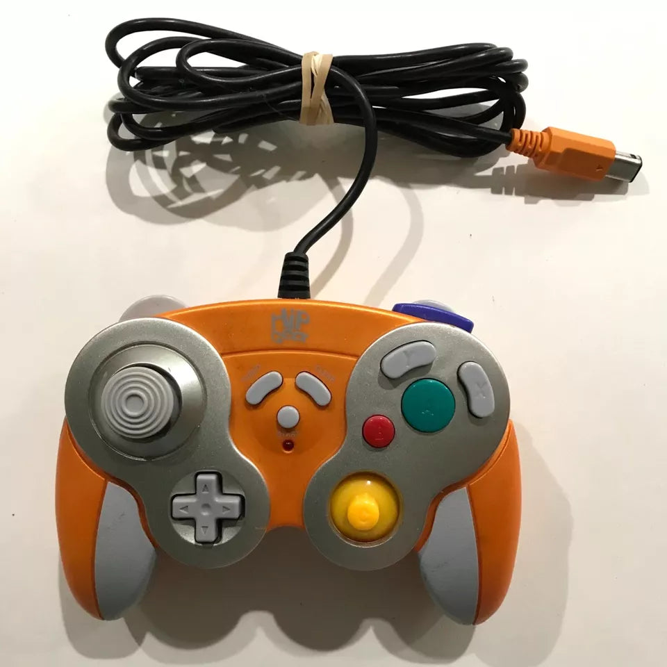 Hip Gear Controller For Gamecube Nintendo Orange Spice Edition Tested Works 100%