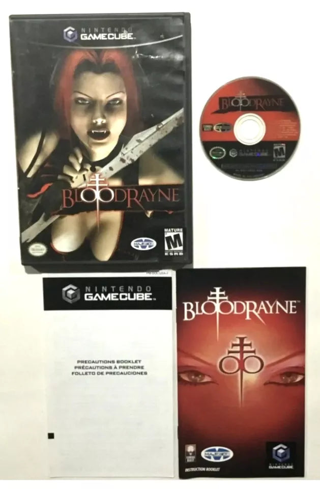 BloodRayne Nintendo GameCube Complete in Case Manual Tested