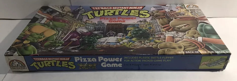 Pizza Power Game Teenage Mutant Ninja Turtles TMNT 1987 Random House NEW SEALED