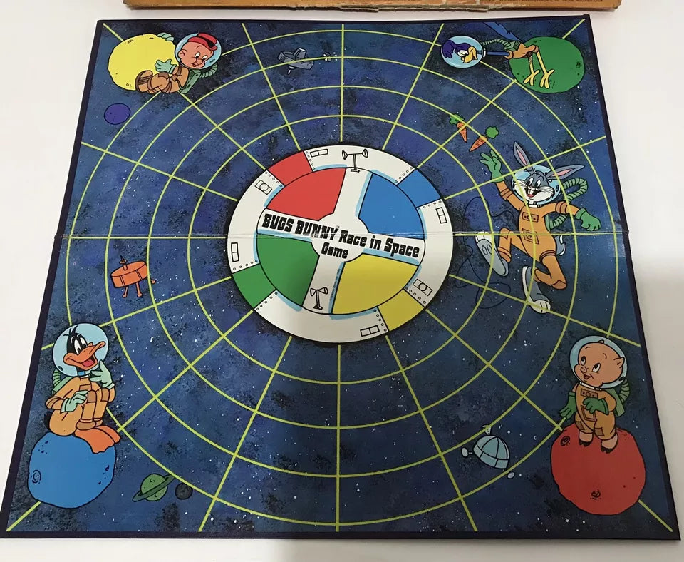 VINTAGE WHITMAN BUGS BUNNY RACE IN SPACE GAME COMPLETE 1980