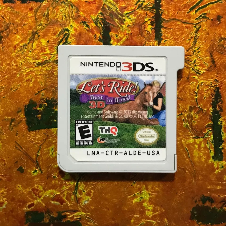 Lets Ride! Best in Breed Nintendo 3DS Authentic Tested