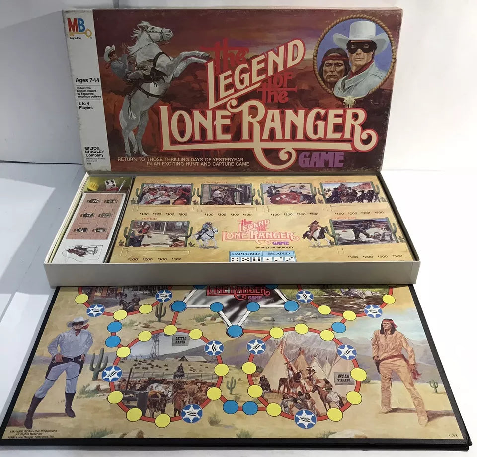 Vintage 1980 THE LEGEND OF THE LONE RANGER BOARD GAME New Sealed Unpunched