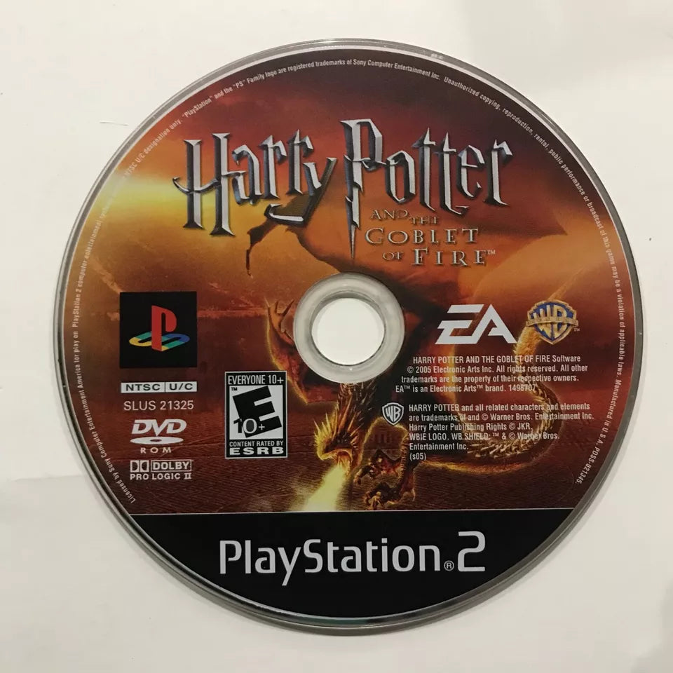 PS2 PlayStation 2 Harry Potter And The Goblet Of Fire TESTED Disc Only Near Mint