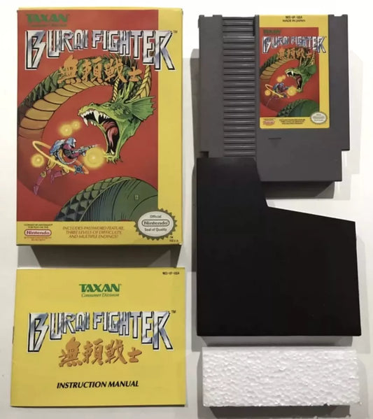 BURAI FIGHTER Nintendo NES Box Manual Complete Near Mint