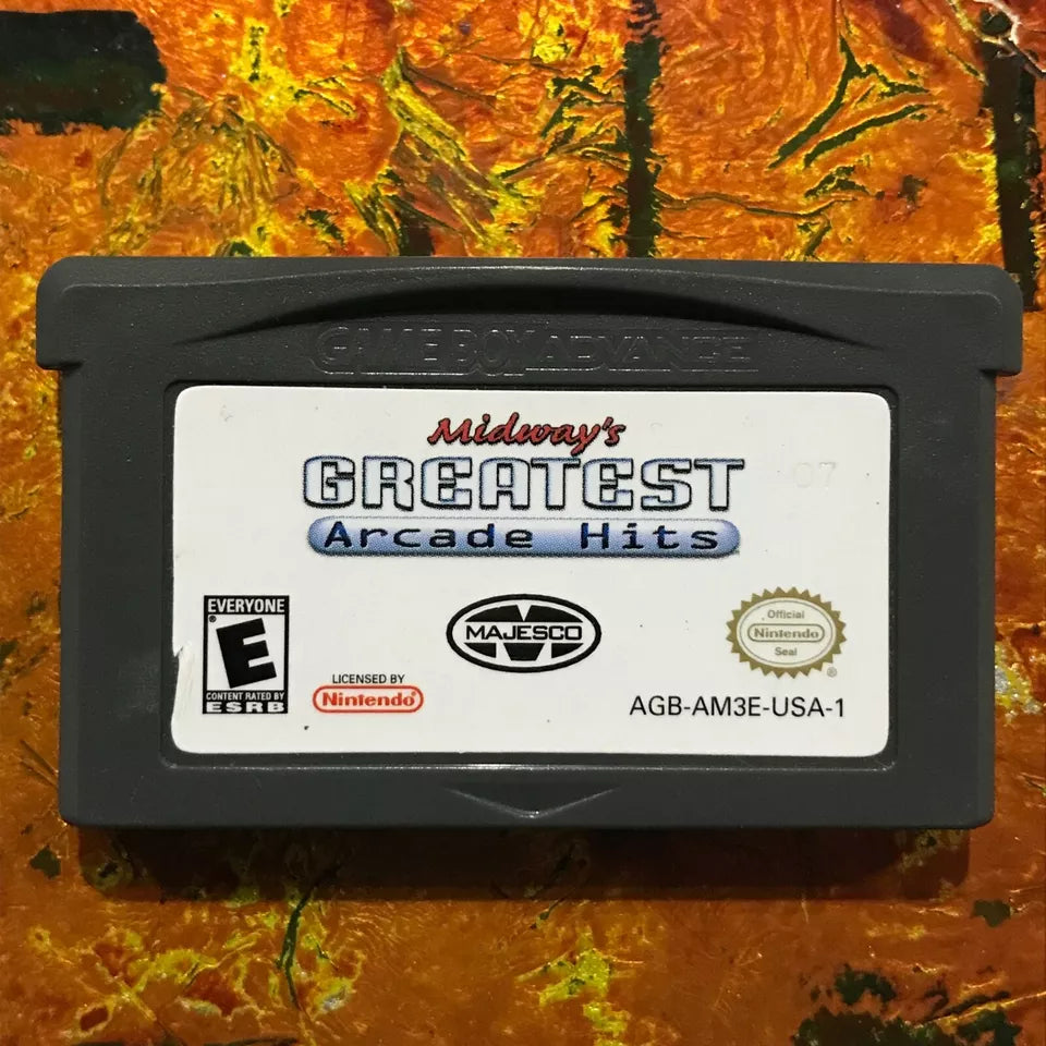 Midway's Greatest Arcade Hits Nintendo Gameboy ADVANCE GBA Tested AUTHENTIC