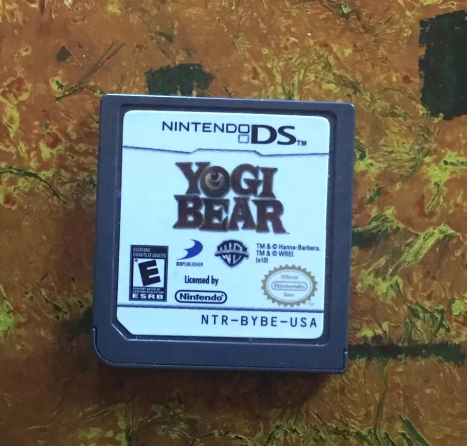 Yogi Bear Nintendo DS Authentic Cleaned Tested